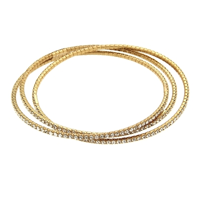 Croce in oro giallo 18 kt. 750 mill. con lavorazione lucida.
