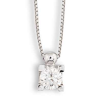 Parure pendenti argento pl oro oro bianco con brillanti