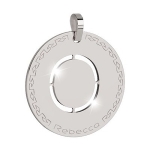 Anello a fascia con cuore di brillanti
