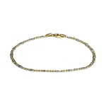 Croce cubica in oro bianco con diamanti naturali