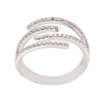 Pendente in oro bianco con rubino e diamanti naturali