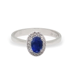 Ciondolo croce argento pl. oro oro bianco con brillanti