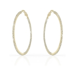 Ciondolo croce argento pl. oro oro bianco con brillanti