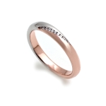 Anello Solitario in oro bianco con diamante