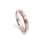 Riviere in oro bianco con diamante naturale