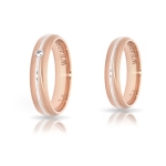 Anello in oro bianco con diamanti e calcedonio