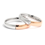 Anello con Acqua Marina e Diamanti naturali