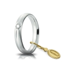 Anello in oro 18 kt. 750 millesimi rosa di francia e zirconi.