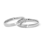 Ciondolo donna in oro bianco 18 kt. 750 mill.