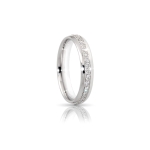 Solitario in oro bianco 18 kt. 750 millesimi.
