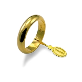 UNOAERRE Wedding Ring in 18k Yellow Gold mod. Classic Gr. 10