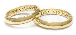 Traditional Yellow Wedding Rings