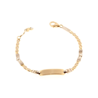 Bracciale Bimbo in Oro 18 Kt. 750 Mill. - 15 Cm.