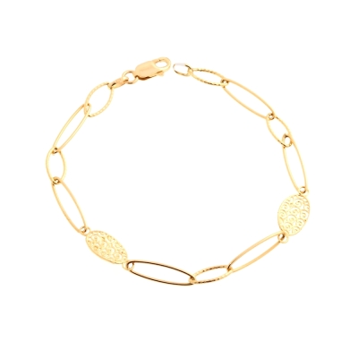 Bracciale in Oro 18 Kt. 750 Mill. - 18 Cm