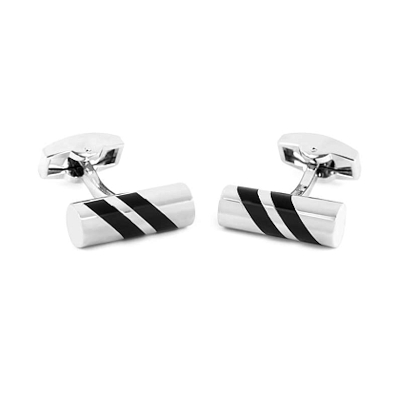 BLACK STONE CUFFLINKS