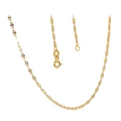Collana in Oro Giallo 18 Kt. 750 Mill. - 50  Cm