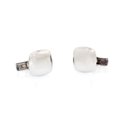 750 WHITE GOLD CLASSIC CUFFLINKS