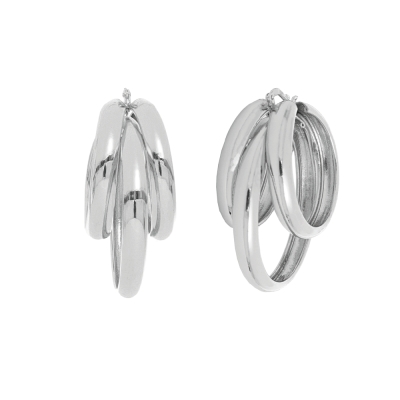 UNOAERRE - White Bronze Earrings