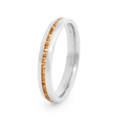 Rose Gold Wedding Ring Mod. Boreale