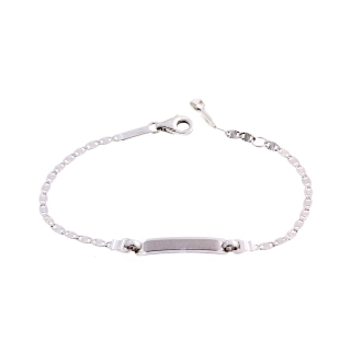 18 Kt. 750 mill. White Gold Bracelet - 15 Cm.