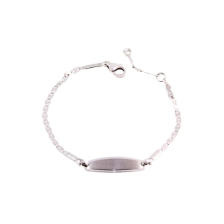 18 Kt. 750 mill. White Gold Bracelet - 15 Cm.