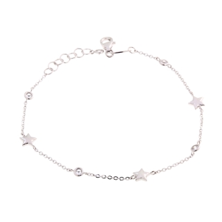 18 Kt. 750 mill. White Gold Bracelet - 17 Cm.