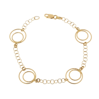 Bracciale in Oro 18 Kt. 750 Mill. - 19 Cm