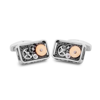 GEMELLI DA POLSO MECCANISMO OROLOGIO