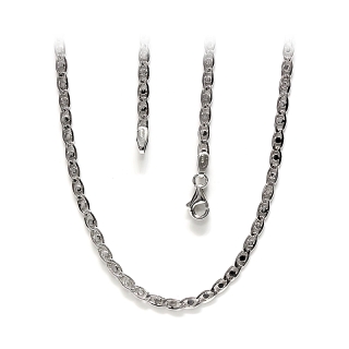 18 Kt White Gold Necklace - 50 Cm