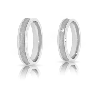 Wedding Ring in 925 Silver mod. Milena mm. 5