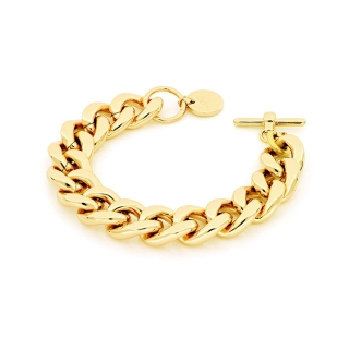 UNOAERRE - Yellow Bronze Bracelet Cm. 20