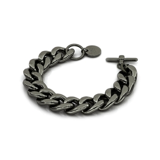 UNOAERRE - Black Bronze Bracelet Cm. 20