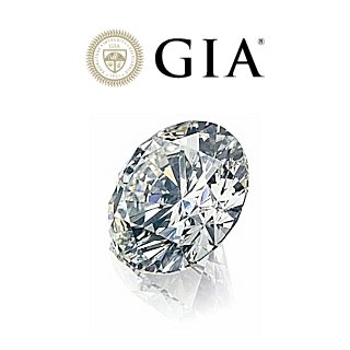 GIA Certified Natural Diamond Kt. 0,30 Color G Clarity IF