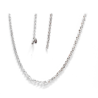 18 Kt White Gold Necklace - 50 Cm