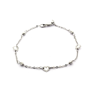 18 Kt. 750 mill. White Gold Bracelet - 18 Cm