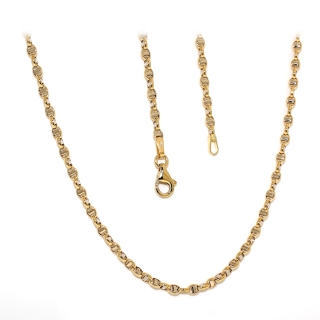 18 Kt Yellow Gold Necklace - 50 Cm