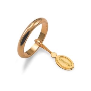 UNOAERRE Wedding Ring in 18k Rose Gold Mod. Francesina Gr. 4,00