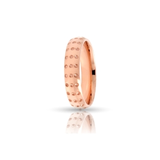 Rose Gold Wedding Ring Mod. Aurora mm. 5