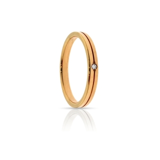 Rose Gold Wedding Ring Mod. Sara mm. 2,5