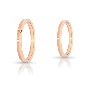 Rose Gold Wedding Ring Mod. Priscilla mm. 2,5