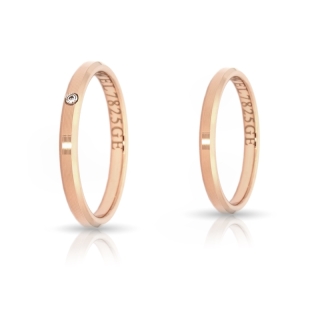 Rose Gold Wedding Ring Mod. Serena mm. 2,5