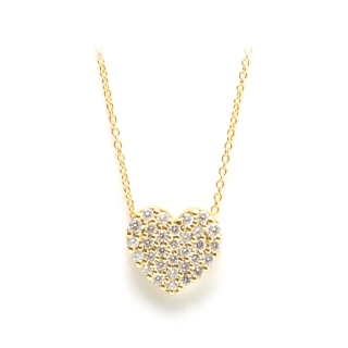 18 Kt Yellow Gold Necklace KT.0.20 F-Vs