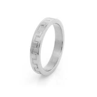 950 Platinum Wedding Ring 3,5 mm. Confort Flat