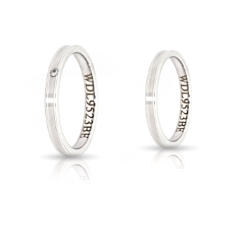 Wedding Ring in 925 Silver mod. Valentina mm. 2,2