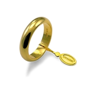 Fede UNOAERRE Oro Giallo 18 Kt. 750 mod. Classica Gr. 10