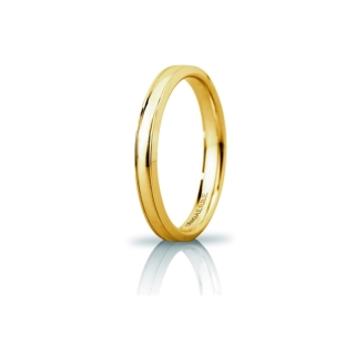 Fede UNOAERRE Oro Giallo 18 Kt. 750 mod. Orion Slim