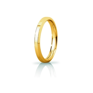 Fede UNOAERRE Oro Giallo 18 Kt. 750 mod. Hydra Slim