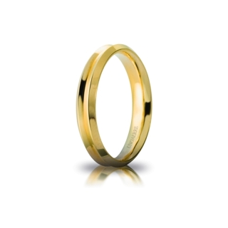 UNOAERRE Wedding Ring in 18k Yellow Gold mod. Corona