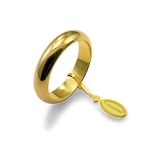 Fede UNOAERRE Oro Giallo 18 Kt. 750 mod. Classica Gr. 8