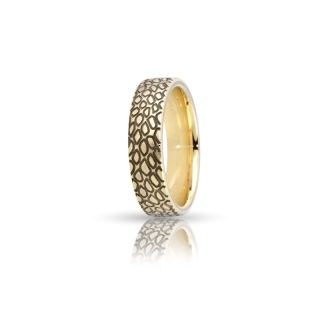 Yellow Gold Wedding Ring mod. Zanzibar mm. 5